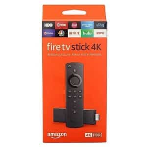 Fire TV Stick 4K ultra HD streaming media player with Alexa built in (Programmed)