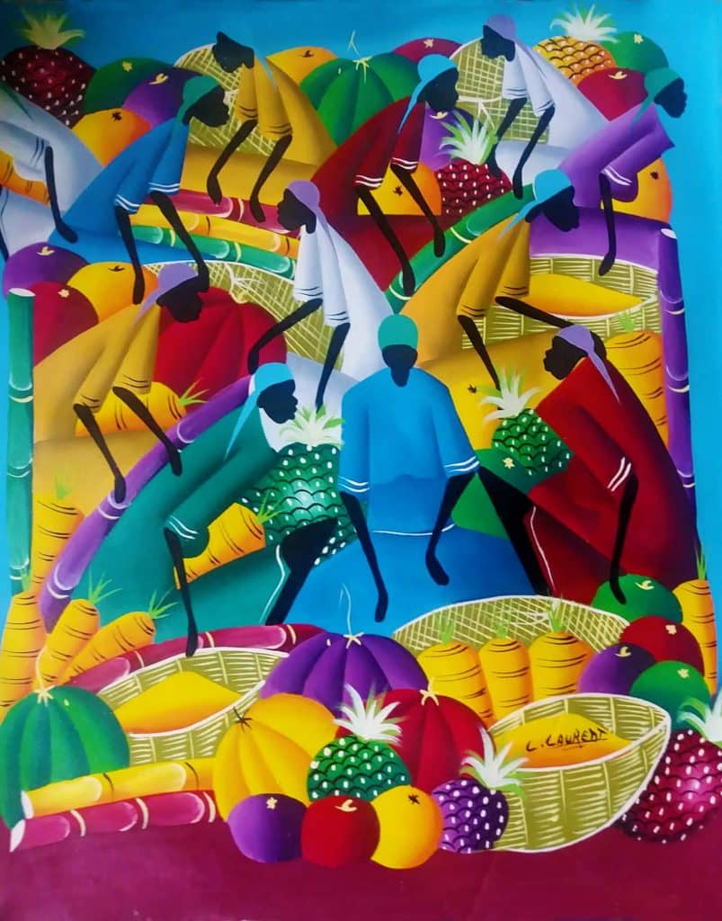 Oil On Canvas Haitian Art – Omniverce