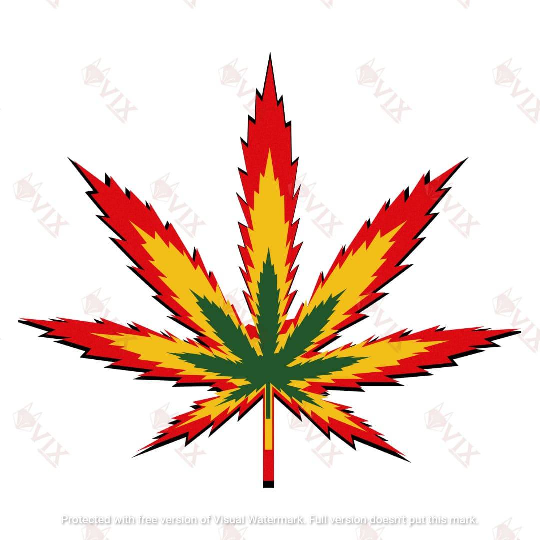 Cannabis leaf. Marijuana. Bob Marley flag. Medical cannabis logo. Legalize  symbol. Vector graphics to design:: tasmeemME.com