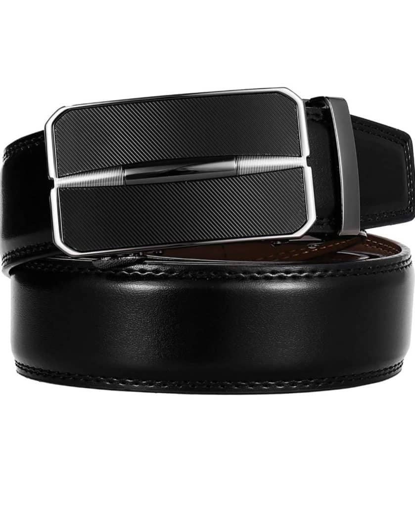 Men’s Leather Ratchet Belt – Omniverce