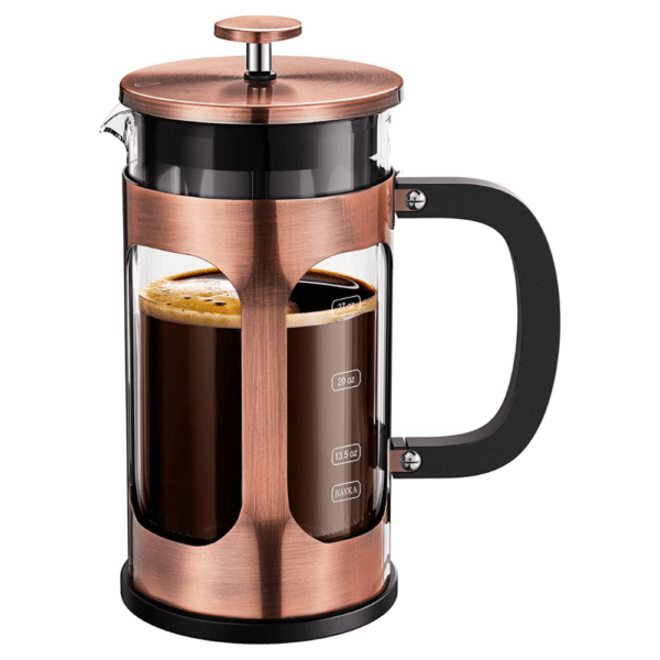 BAYKA French Press Coffee Tea Maker, 304 Stainless Steel Coffee Press