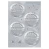 Outstanding Attendance (Silver) Award Seals Stickers