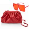 Wine Red Cross-body Bag & Shades