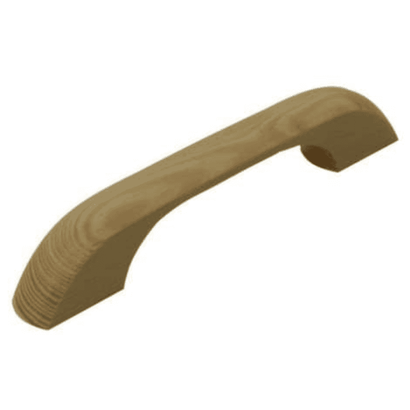 Oak Drawer Handle With Nuts & Screws