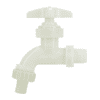 PVC Hose Bib Tap 1/2" Inlet with 3/4" Outlet