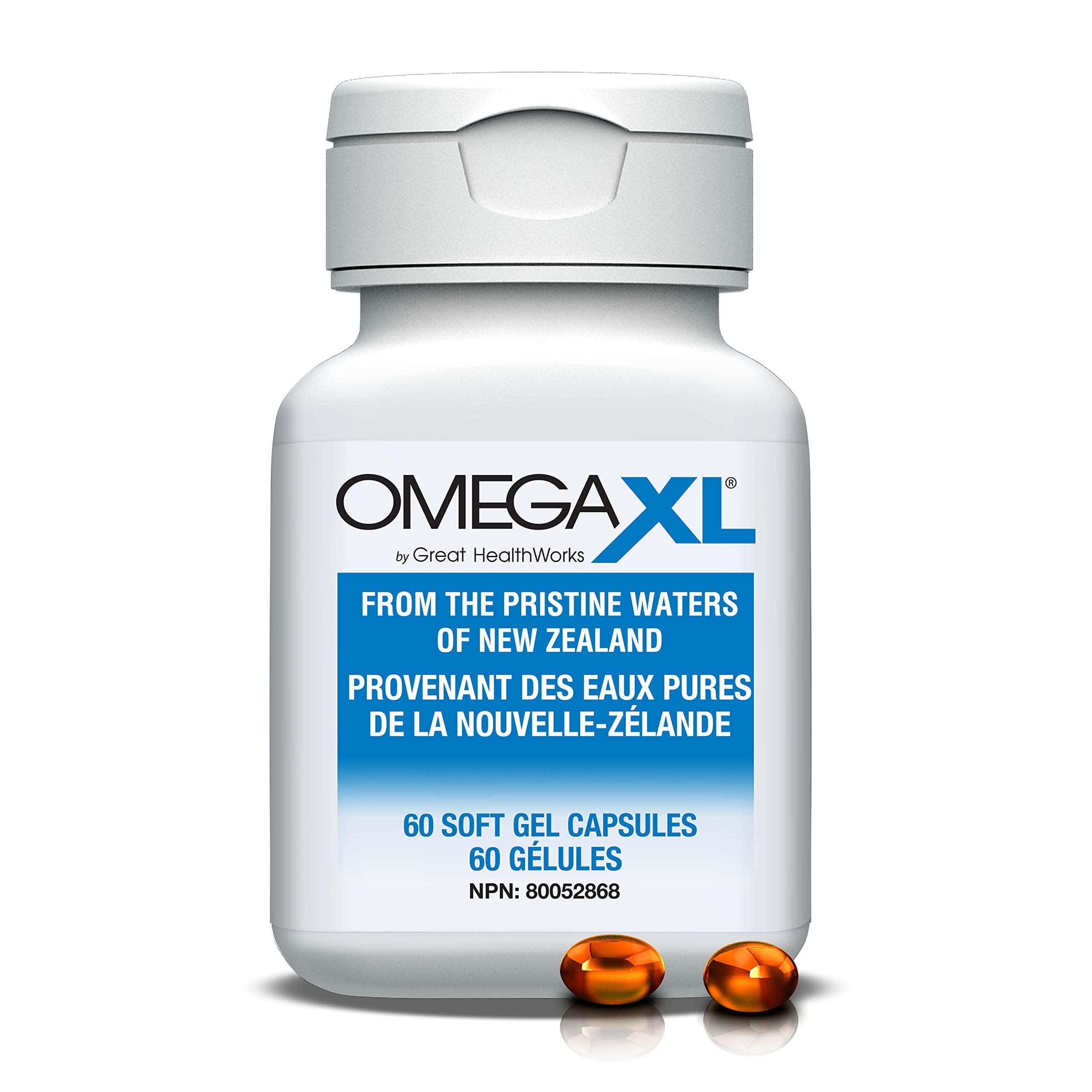 OmegaXL 60 ct By Great HealthWorks: Small, Potent, Joint Pain Relief ...